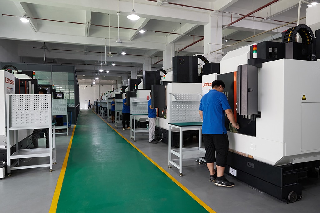 3 axis,4 axis, and 5 axis CNC Machining workshop of CNC Machining Shop 